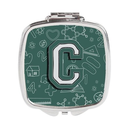 CAROLINES TREASURES Letter C Back to School Initial Compact Mirror CJ2010-CSCM